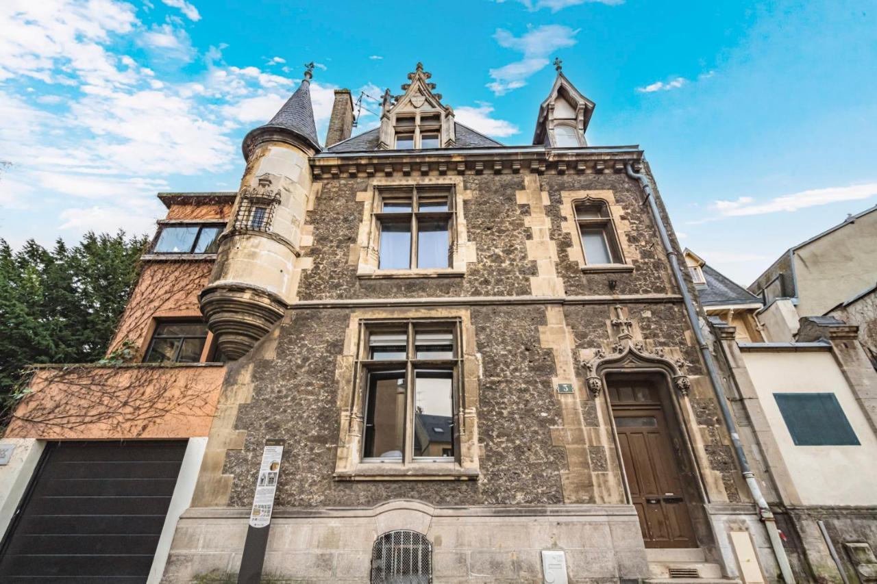 兰斯Tournelles Vue Cathedrale- Maison Climatisee Du Xvie Siecle Classee公寓 外观 照片