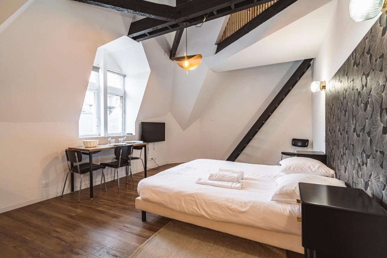 兰斯Tournelles Vue Cathedrale- Maison Climatisee Du Xvie Siecle Classee公寓 外观 照片